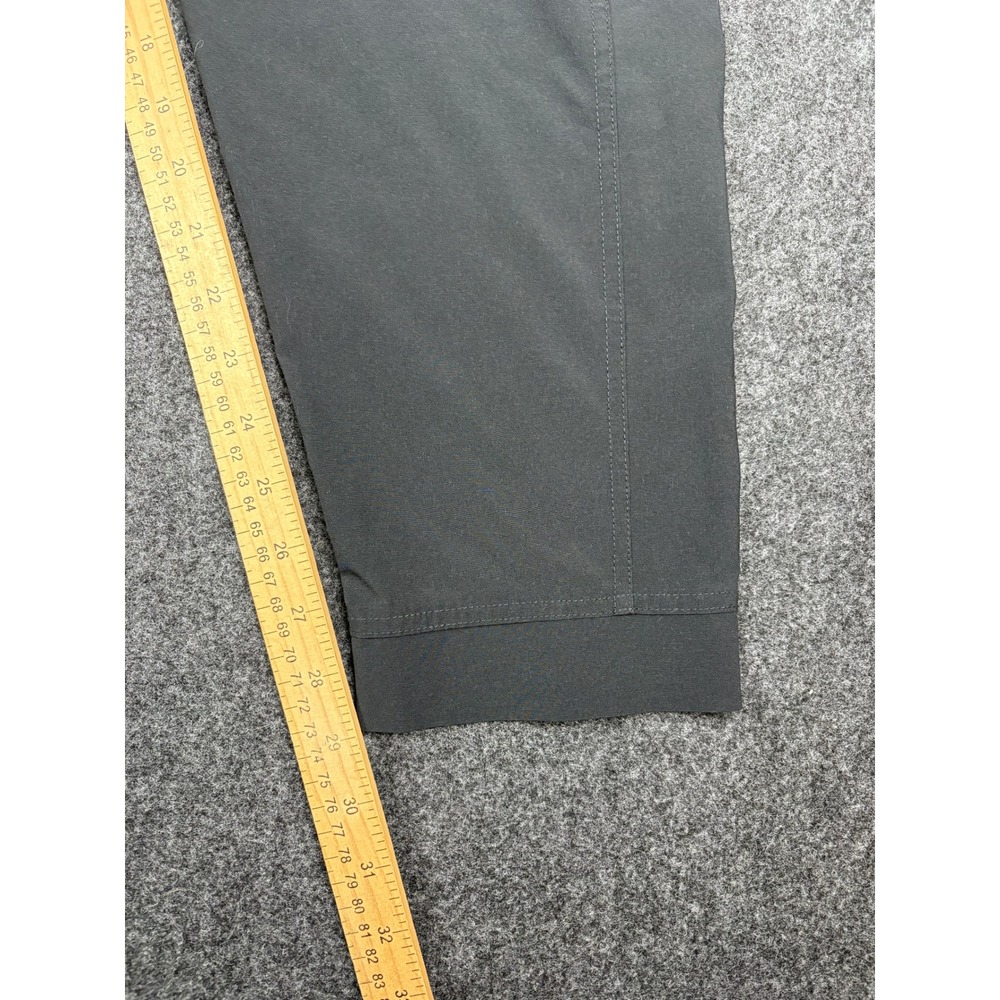 Nike Dri-FIT Mens Large Gray Athletic Track Pants Zip Ankle Running Joggers - Picture 7 of 12